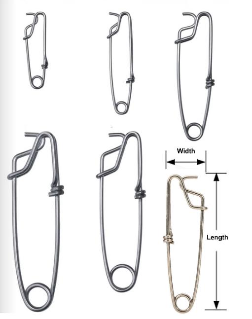 Closed Eye Long line Branch Clips